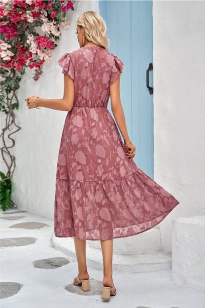 Robe Courte Vieux Rose