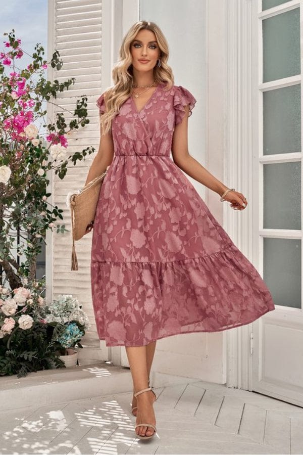 Robe Courte Vieux Rose