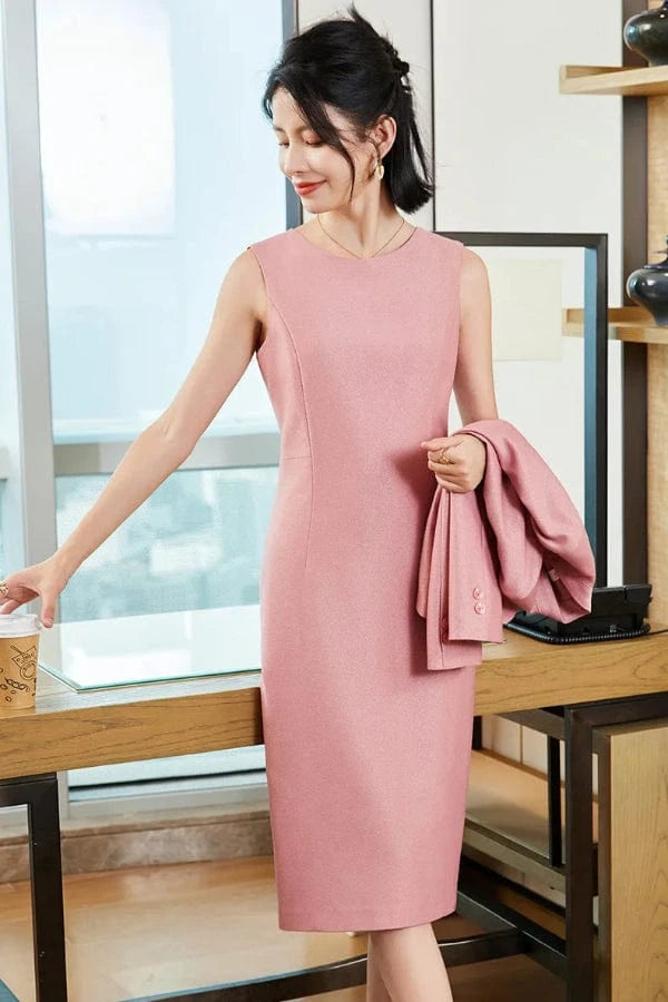 Robe Crayon Rose Poudré