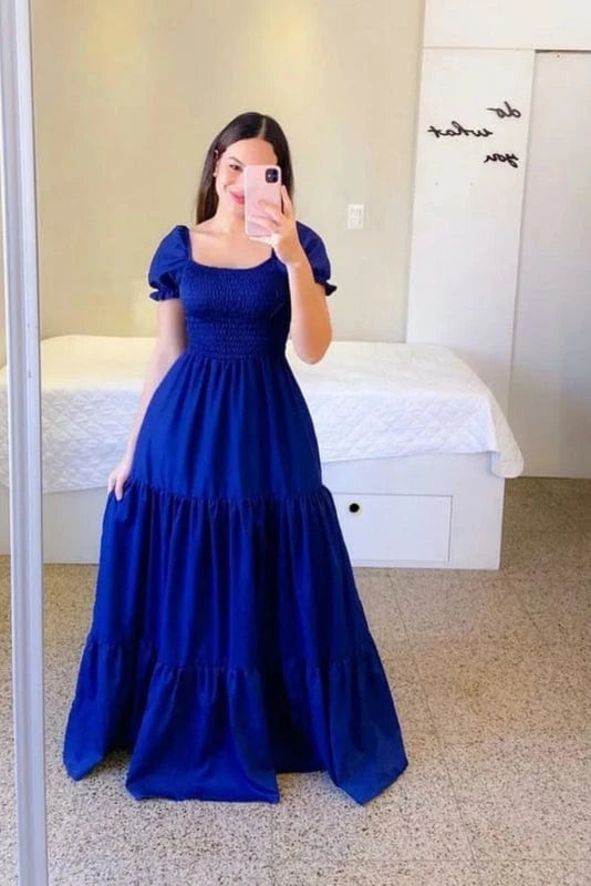 Robe D'Été Bleu Roi