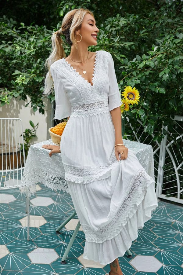 Robe de Demoiselle D'Honneur Bohème et Chic