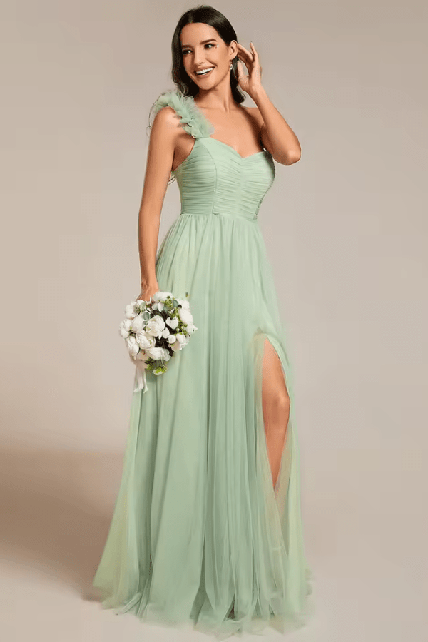 Robe De Soirée Vert D'Eau