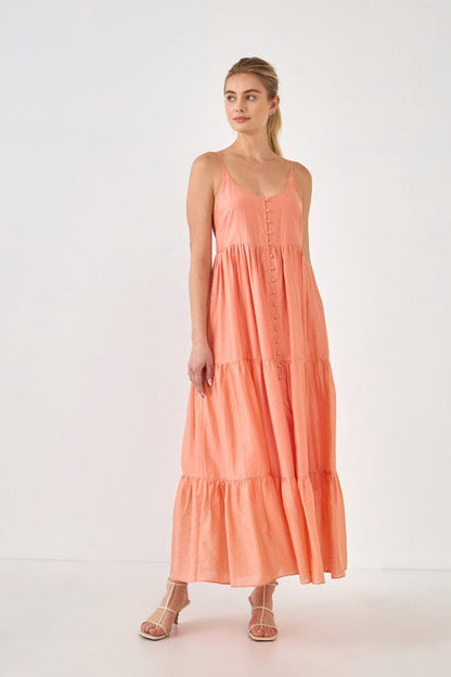 Robe Demoiselle D'Honneur Abricot