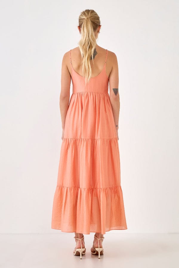 Robe Demoiselle D'Honneur Abricot