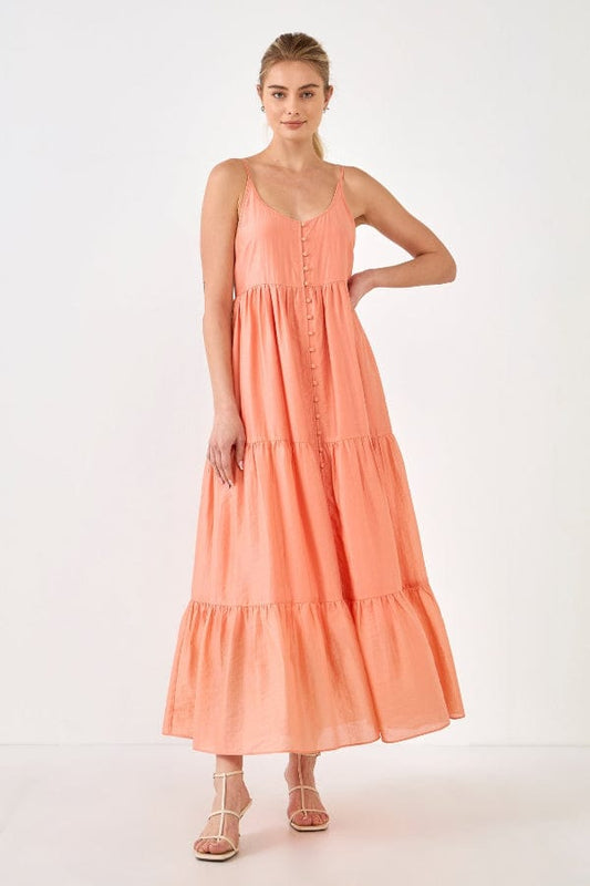 Robe Demoiselle D'Honneur Abricot