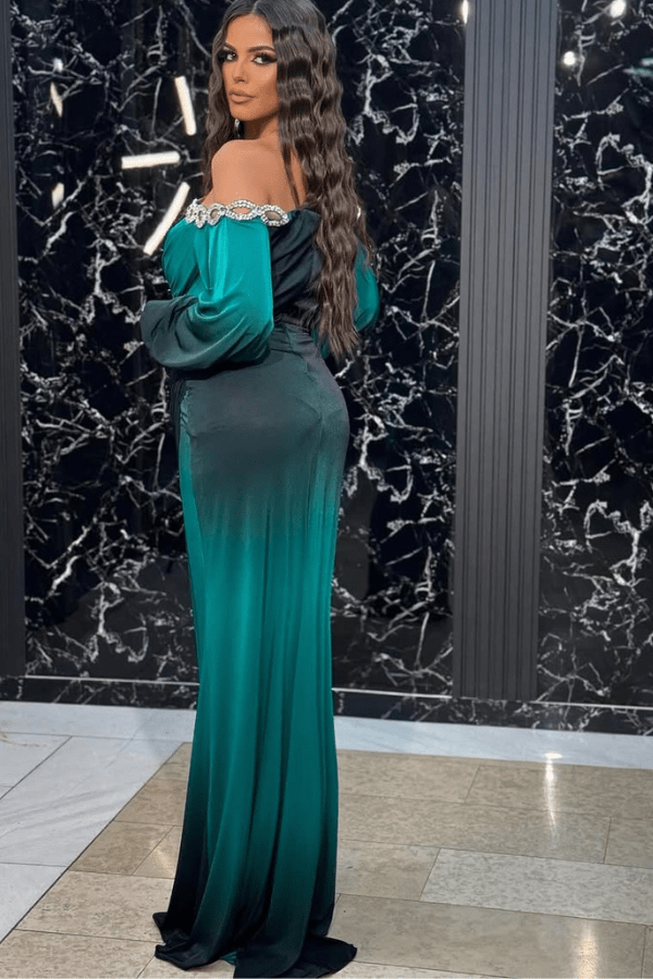 Robe Demoiselle D'Honneur Bicolore