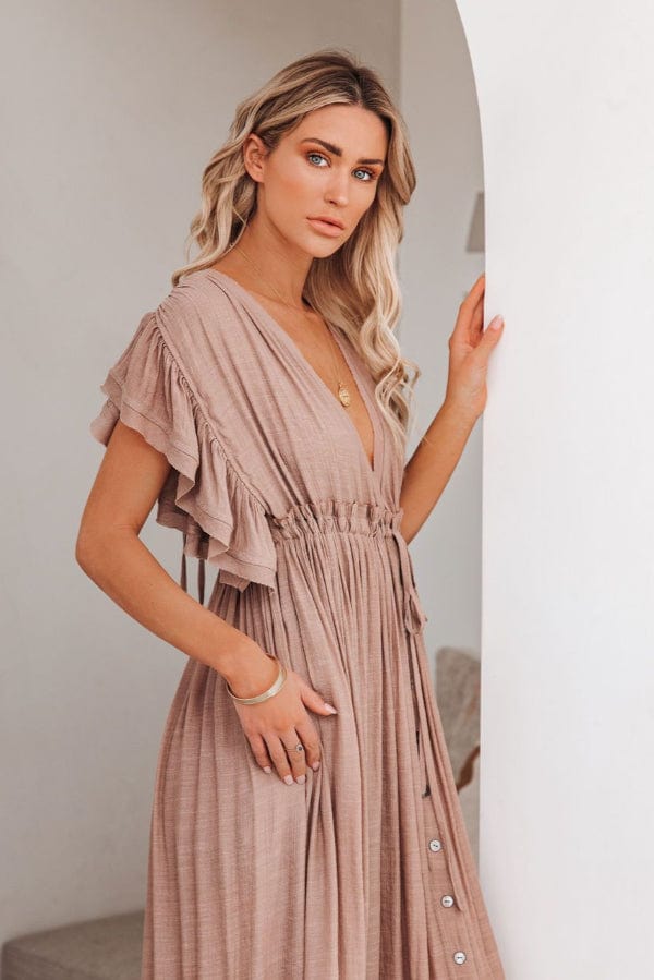 Robe Demoiselle D'Honneur Boheme Rose