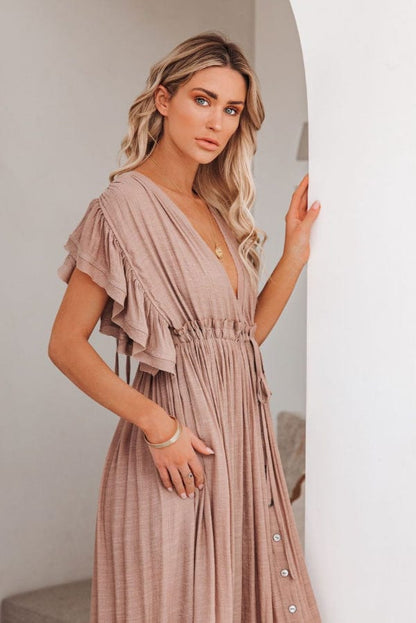 Robe Demoiselle D'Honneur Boheme Rose