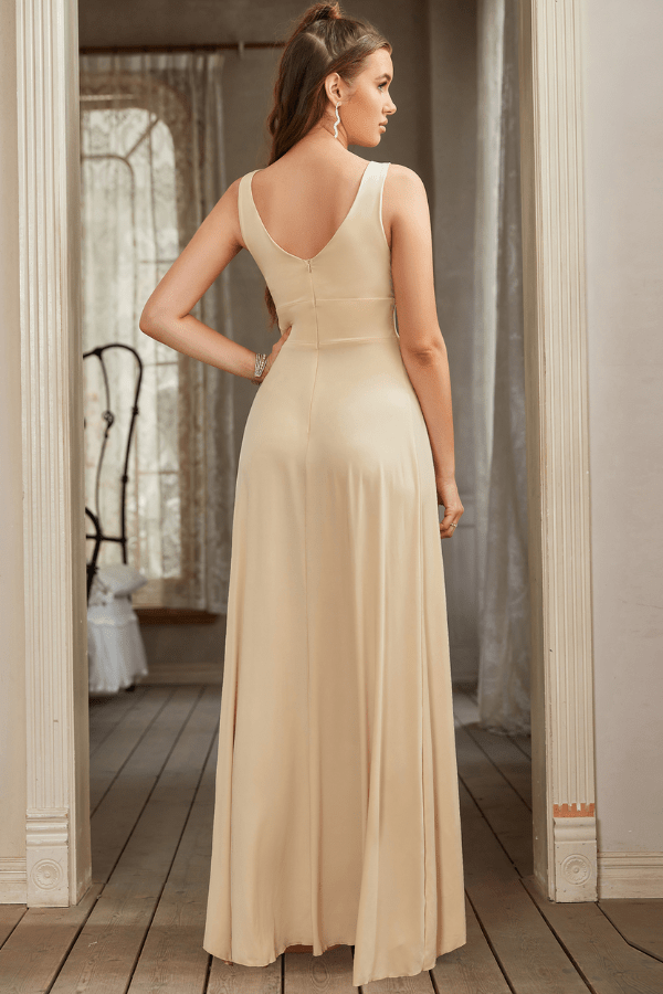 Robe Demoiselle d'Honneur Couleur Champagne