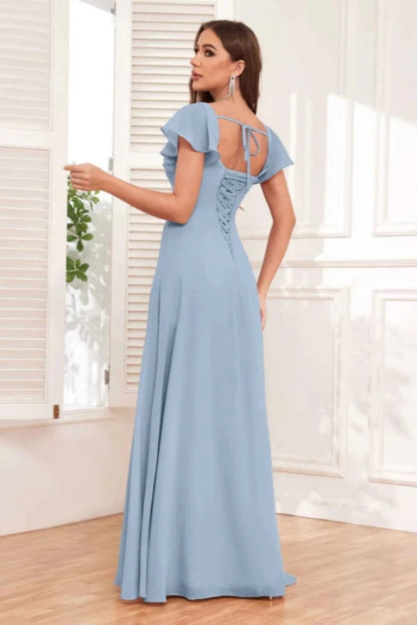 Robe Demoiselle D'Honneur Dusty Blue