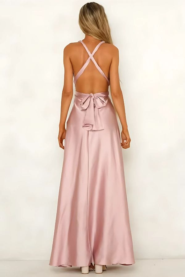 Robe Demoiselle D'Honneur en Soie