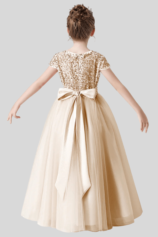 Robe Demoiselle d'Honneur Fille Champêtre