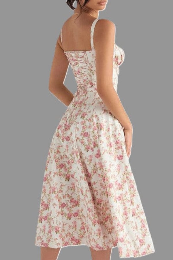 Robe Demoiselle d'Honneur Fleurie