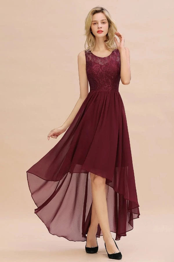 Robe Demoiselle D'Honneur Lie De Vin