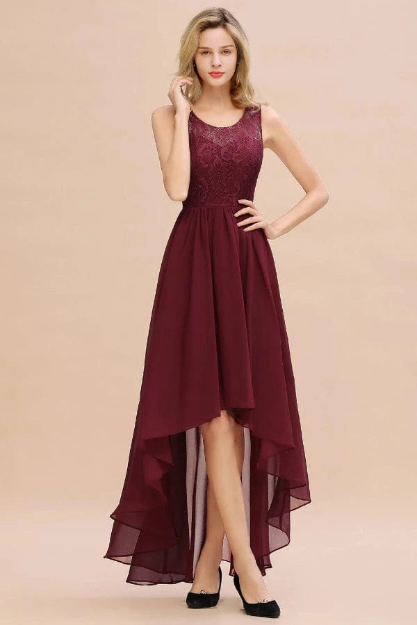 Robe Demoiselle D'Honneur Lie De Vin