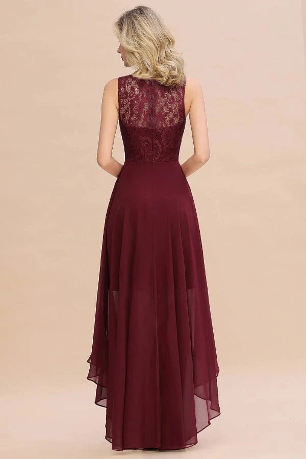 Robe Demoiselle D'Honneur Lie De Vin