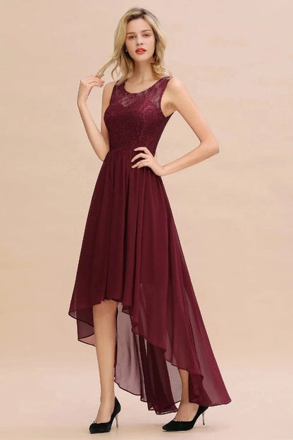 Robe Demoiselle D'Honneur Lie De Vin