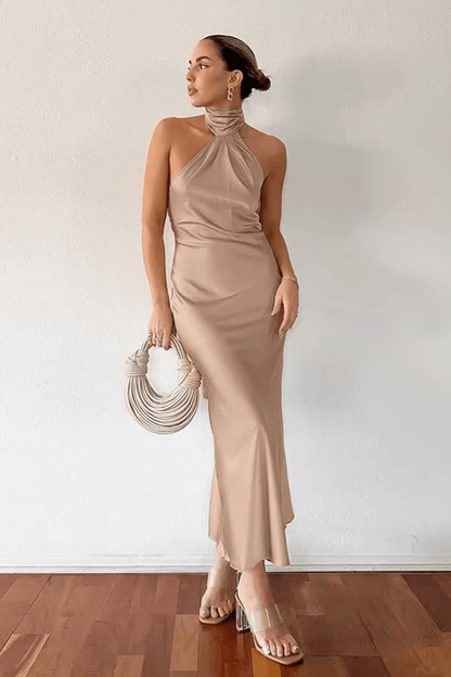 Robe Demoiselle D'Honneur Moka