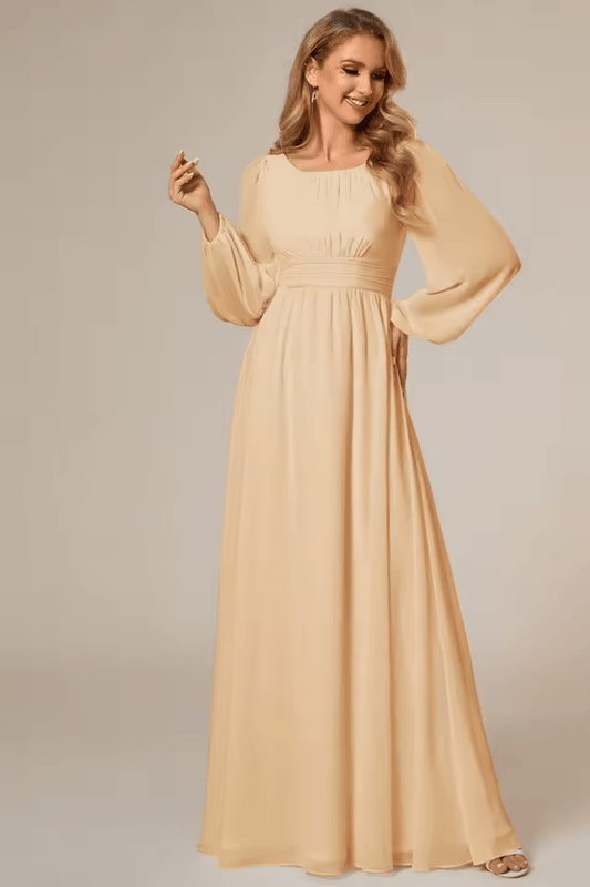 Robe Demoiselle D'Honneur Nude