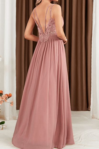 Robe Demoiselle D'Honneur Rose Blush