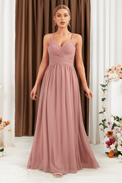 Robe Demoiselle D'Honneur Rose Blush