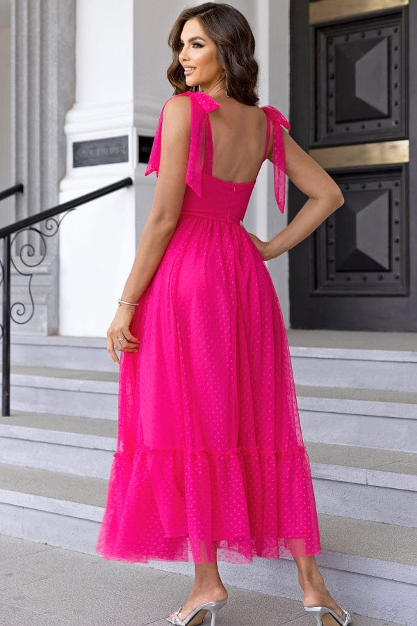 Robe Demoiselle D'Honneur Rose Bonbon