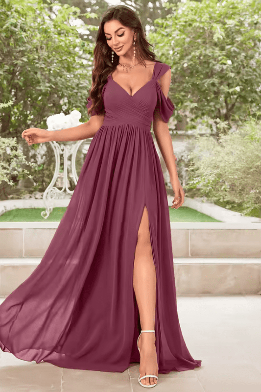 Robe Demoiselle D'Honneur Rose Cannelle