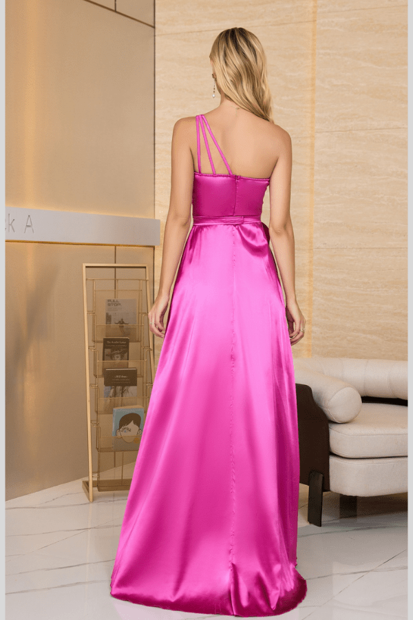 Robe Demoiselle d'Honneur Rose Foncé