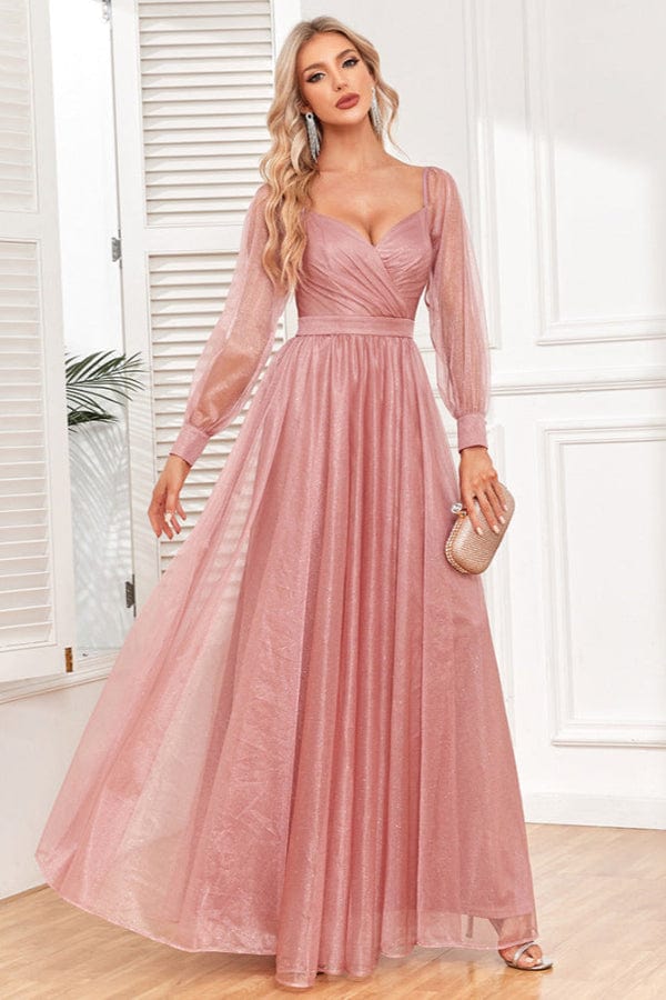 Robe Demoiselle D'Honneur Rose Gold