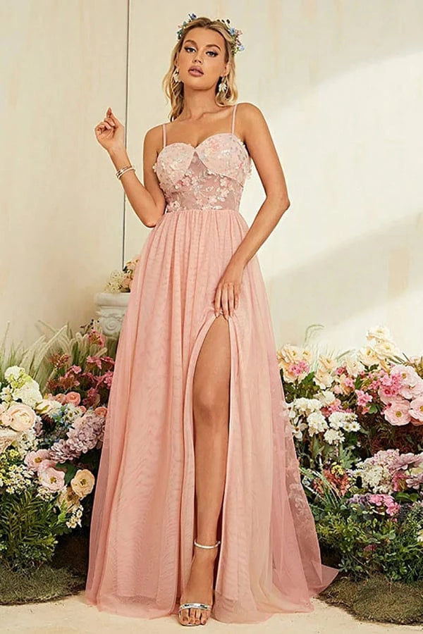 Robe Demoiselle D'Honneur Rose Peche