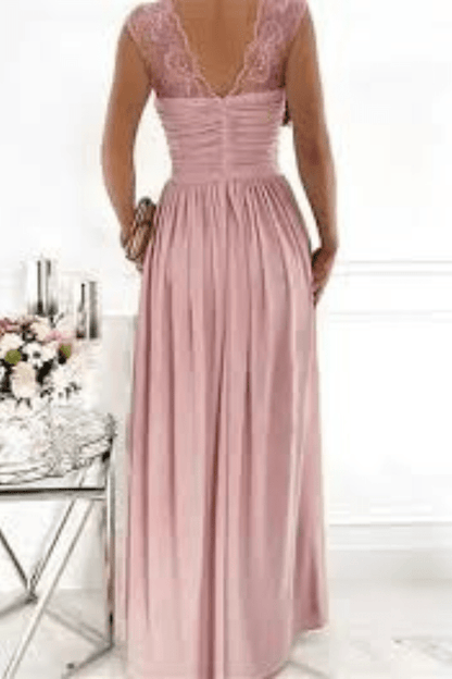 Robe Demoiselle D'Honneur Rose Poudré Pas Cher
