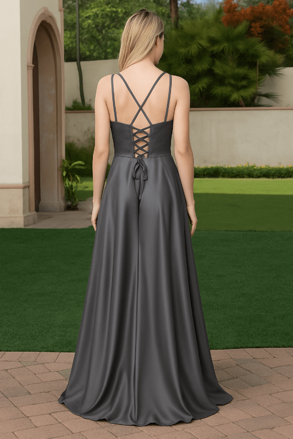 Robe Demoiselle D'Honneur Taupe