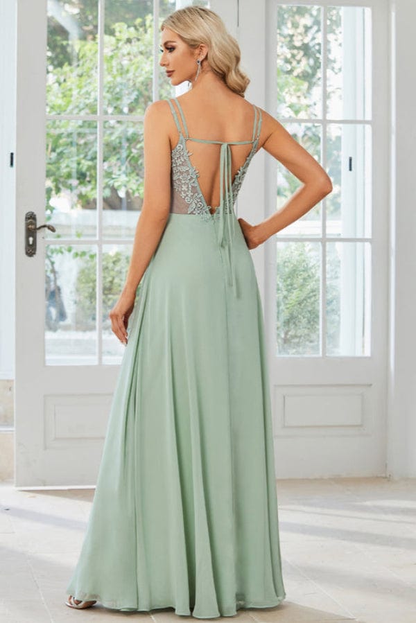 Robe Demoiselle D'Honneur Vert Pastel
