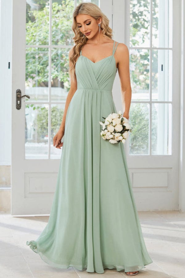 Robe Demoiselle D'Honneur Vert Pastel