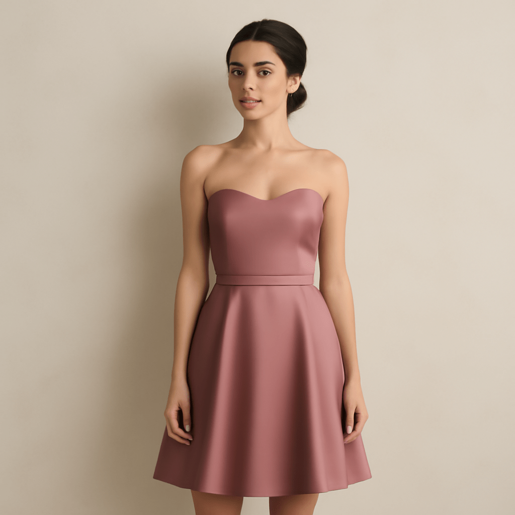 robe demoiselle d'honneur courte