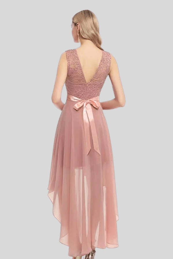 Robe Dentelle Vieux Rose