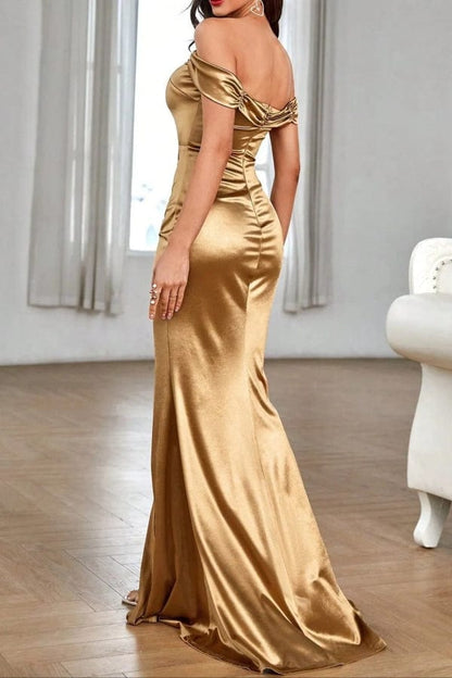Robe Dorée Moulante