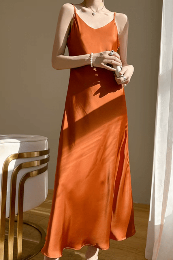 Robe Droite Terracotta