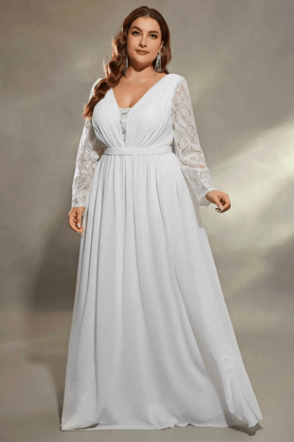 Robe en Dentelle Blanche