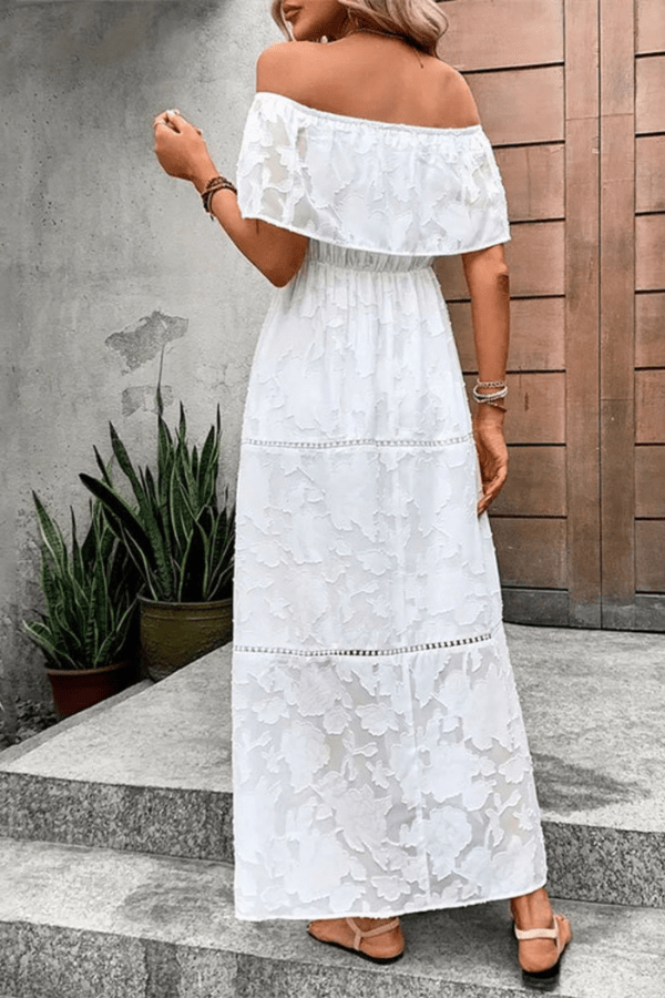 Robe Épaule Dénudée Bohème