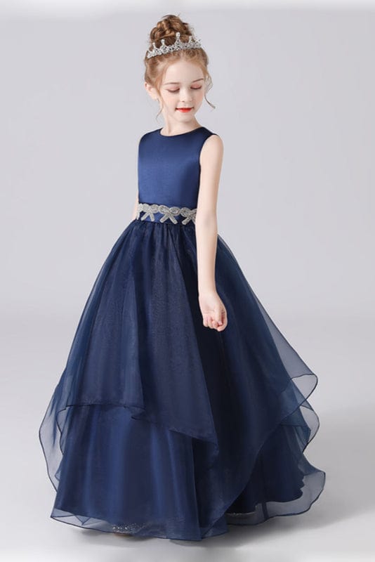 Robe Fillette Bleu Marine