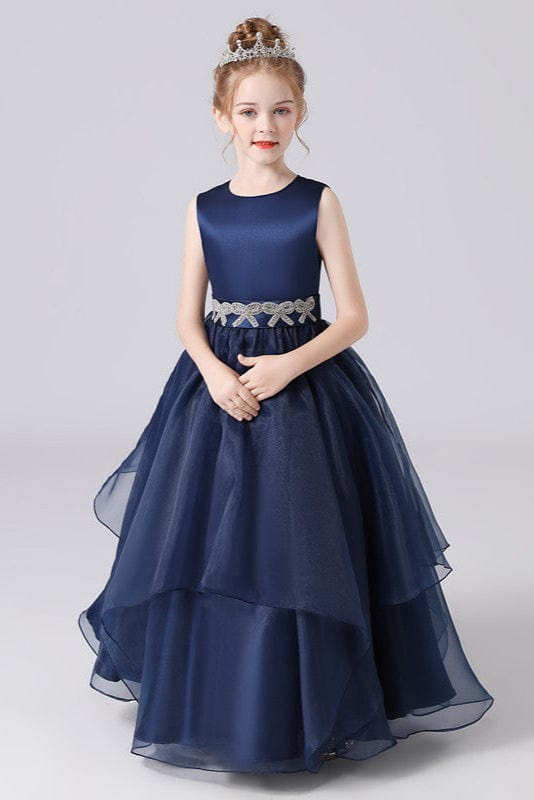 Robe Fillette Bleu Marine