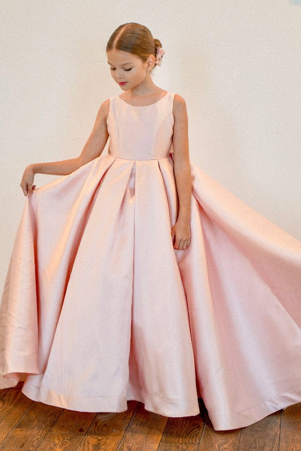 Robe Fillette Rose Poudré