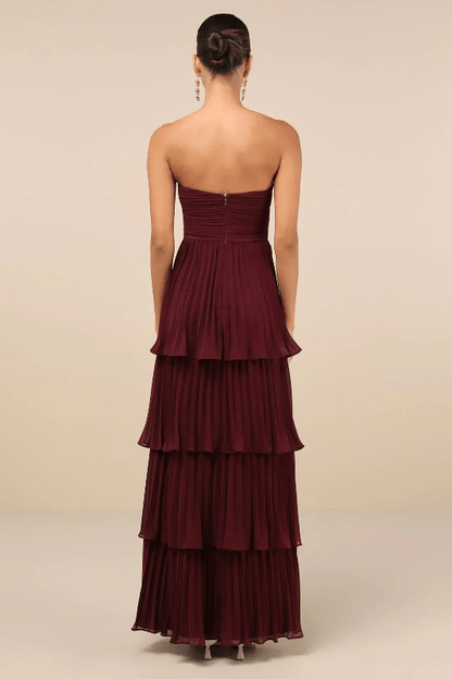 Robe Fluide à Épaules Dénudées