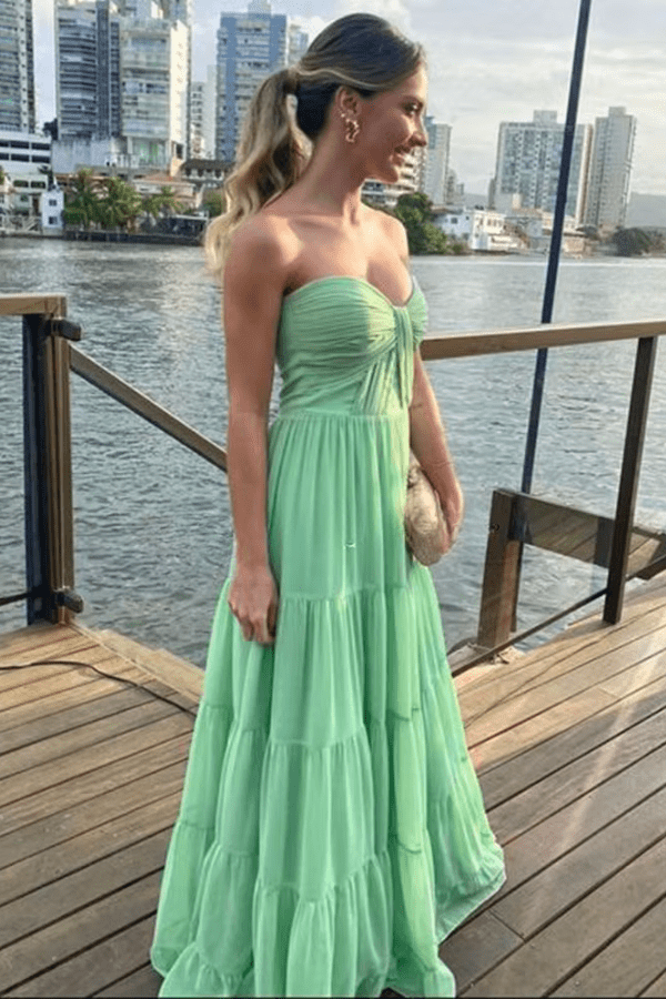 Robe Fluide Vert D Eau