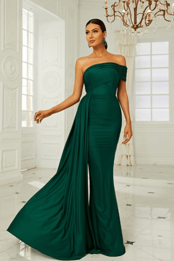 Robe Fourreau Vert Émeraude