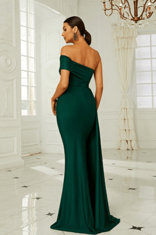 Robe Fourreau Vert Émeraude