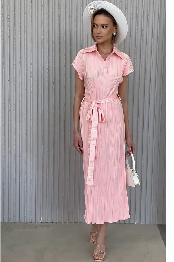 Robe Lin Rose Poudré