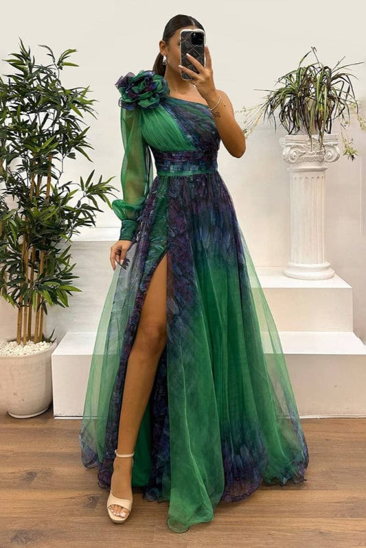 Robe Longue Asymetrique Fendue