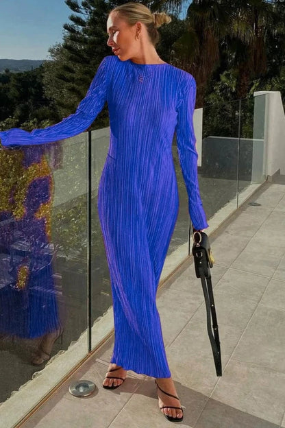 Robe Longue Bleu Roi